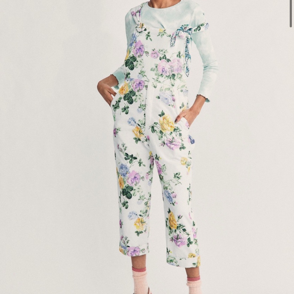 🔴FINAL PRICE🔴NWT LoveShackFancy Daffy Jumpsuit